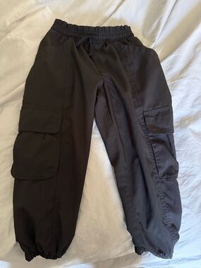 Old Navy Black Cargo Jogger Sweatpants for Kids